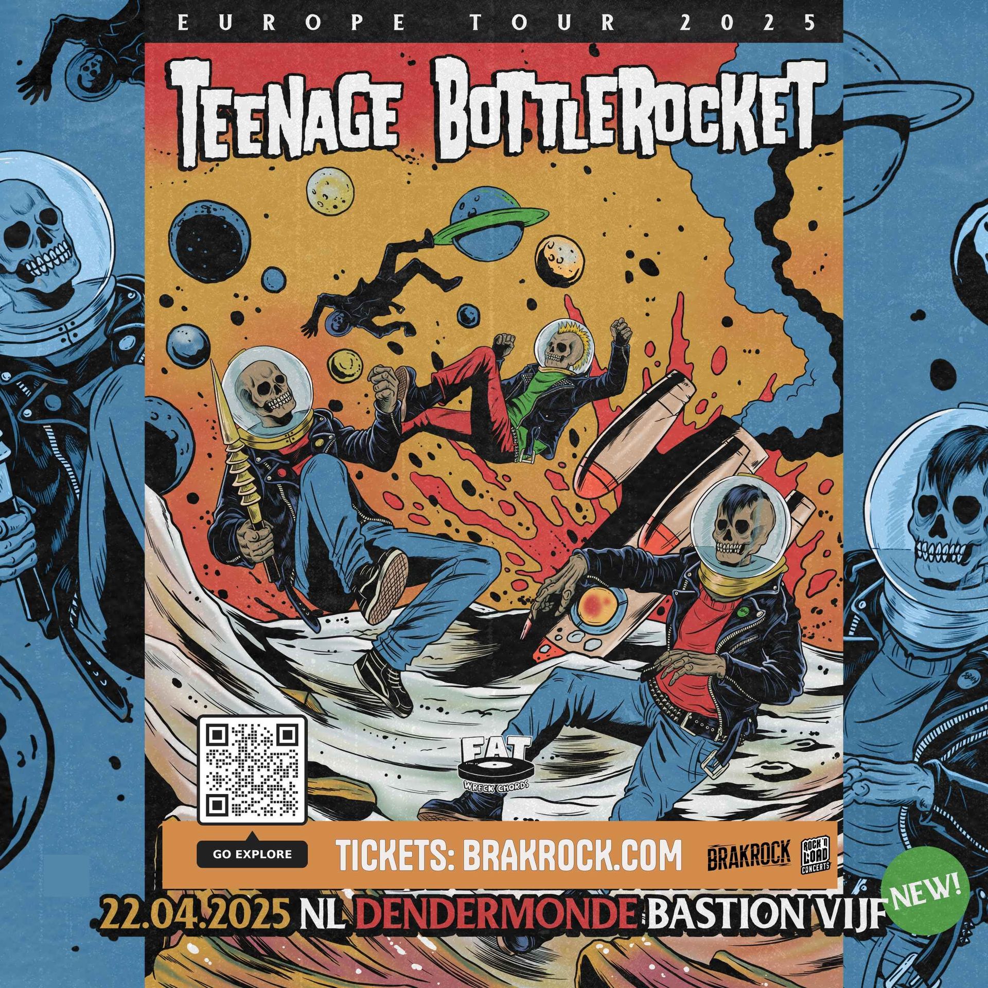 Concert: Teenage Bottlerocket ism Rocknload & Brakrock 